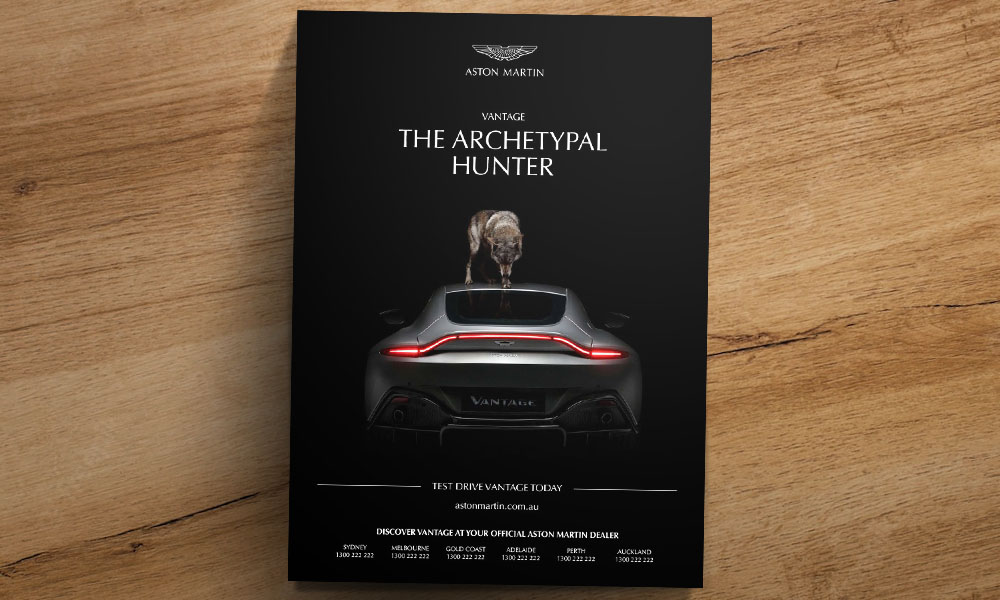 Aston Martin Graphic Design